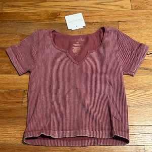 Pink crop